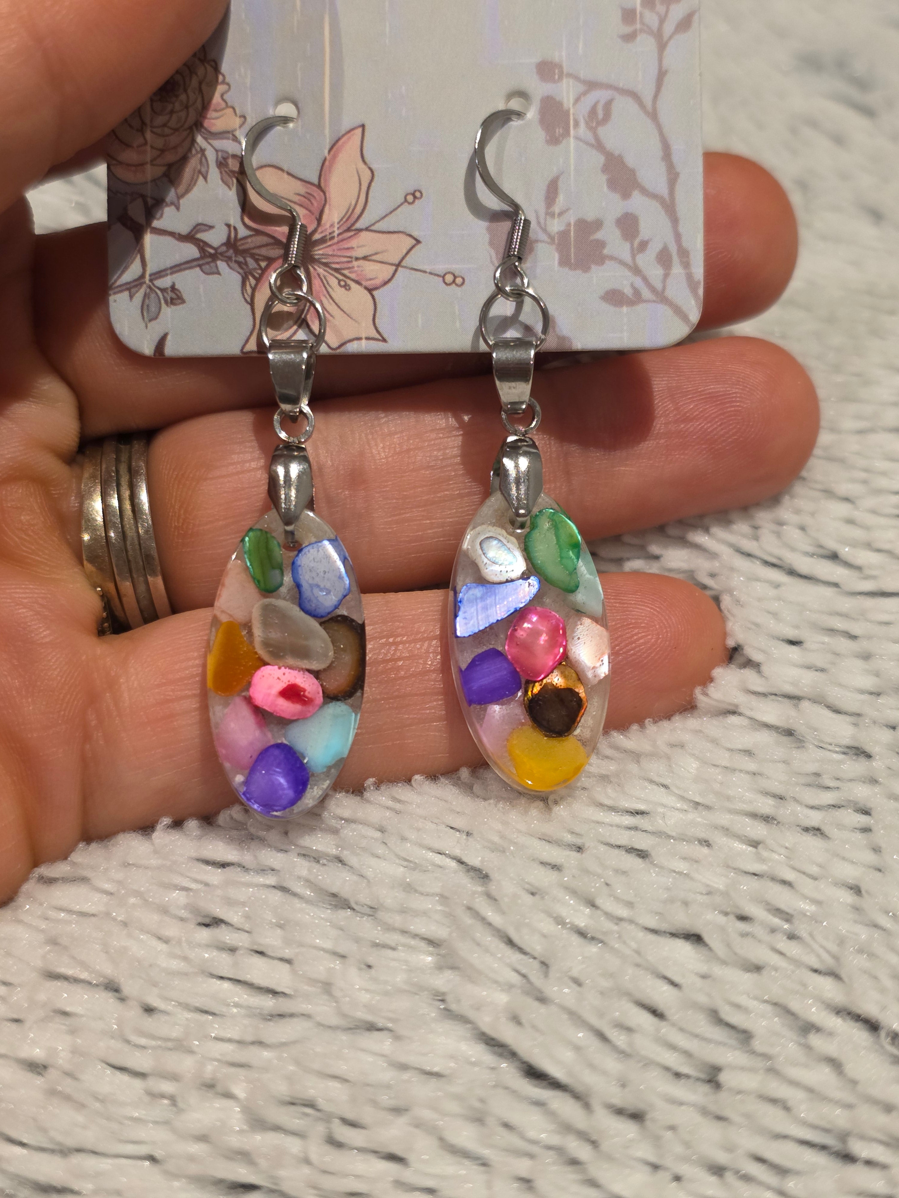 Colorful Resin Earrings – Playful Handmade Jewelry
