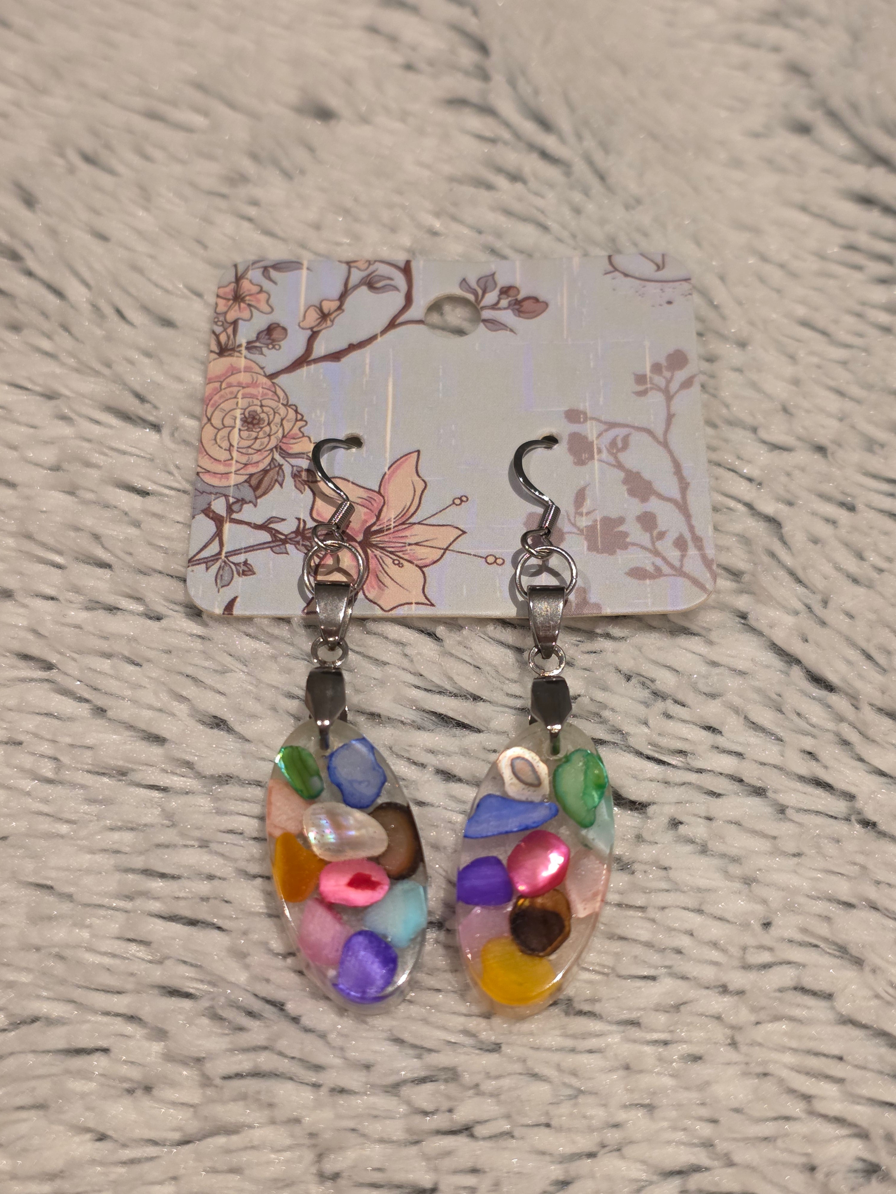 Colorful Resin Earrings – Playful Handmade Jewelry
